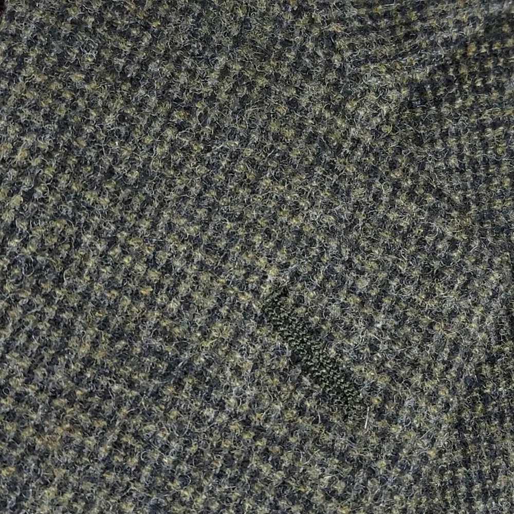VTG Club House Men's Flannel Sport Coat Blazer‎ Two Button Green Brown Size 42R